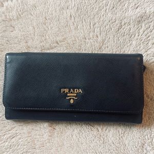 Prada long wallet